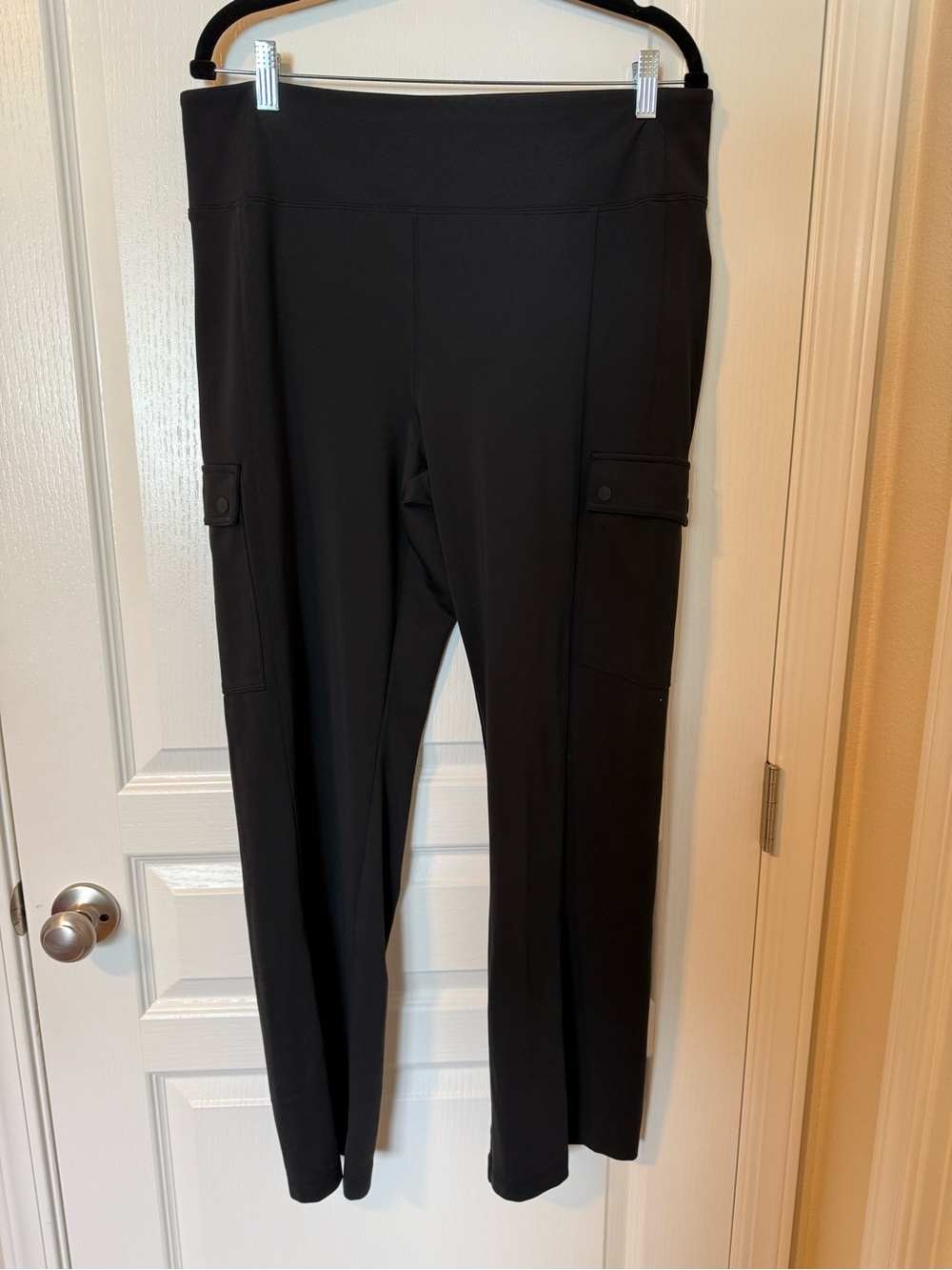 Athleta Black Delancey Straight Cargo Pants